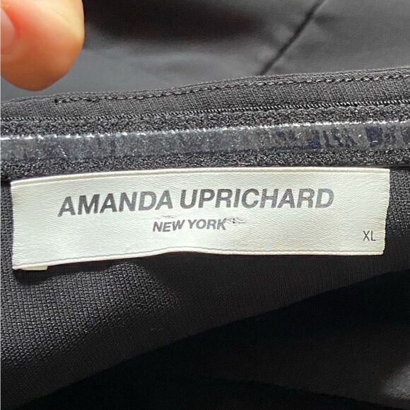 Amanda Uprichard Mezcal Black Jumpsuit Backless Size XL - Picture 13 of 13
